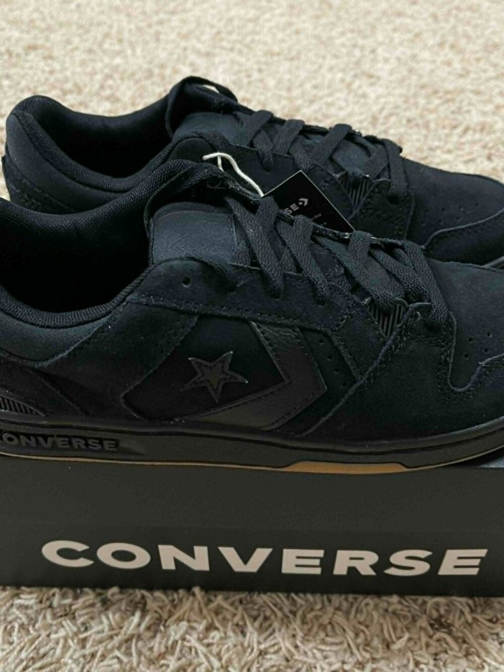 Converse CL98 OX Suede Sneakers Shoes Black, Men’s Size 8 / Women’s 9.5 (New)